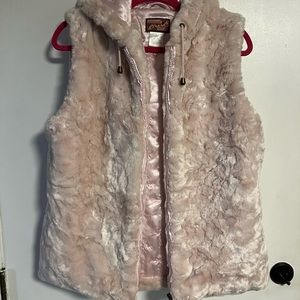 April Cornell Velour Vest Pink size Large